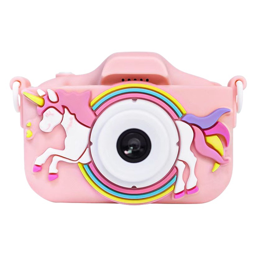 Transfronteriza nueva cámara de dibujos animados digital mini diversión Cámara HD de doble cámara de juguete regalo ventas directas de la fábrica