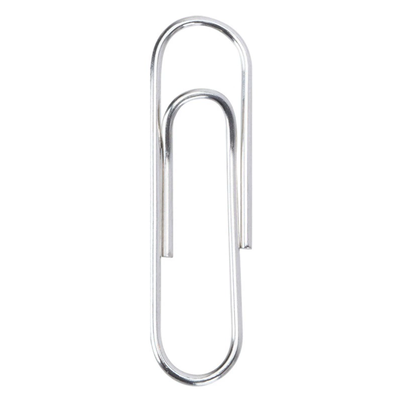 Мощная Скрепка коробка металлическая никелированная цветная булавка большие канцелярские товары оптом 3 0018 Скрепка