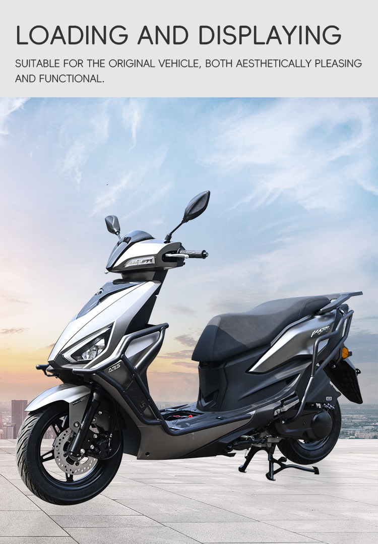 Suitable for Kymco KS125 crash guards, front and rear exhaust pipe bumpers, motorcycle protection, full coverage modification parts