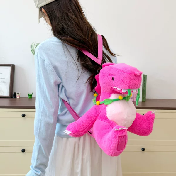 2026 New Cartoon Doll Backpack, Su Long Concert Merchandise, Plush Doll with Contrasting Colors, Women's Double-Shoulder Backpack