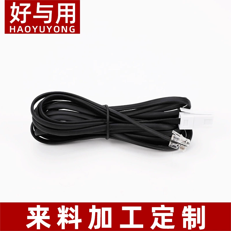 2-ядерный коричневый ткань бархат телефонная линия с кристаллами головной телефонной линии луженой телефонной линии