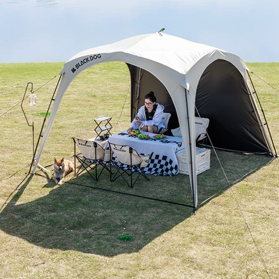 Black Dog Outdoor Self-supporting Quick-opening Avtomobil yan çətirləri
