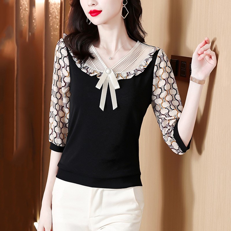 Shiffon fashionable T-shirt