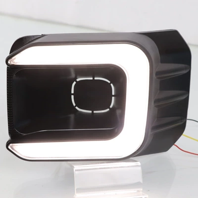 Suitable for 2020 Toyota Hellux with yellow two-color low-profile daytime running lights for special vehicles (Gündüz işıqları)