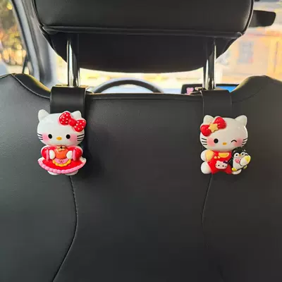 Seat belt shoulder pad, Buckle Plug Hello Kitty - hook-persimmon-kitty-penguin-kitty