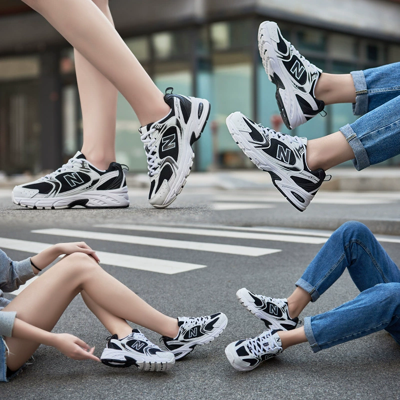 Кроссовки Running NB MR530, дышащий сетчатый верх в стиле ретро, легкая амортизация, EU 36–45