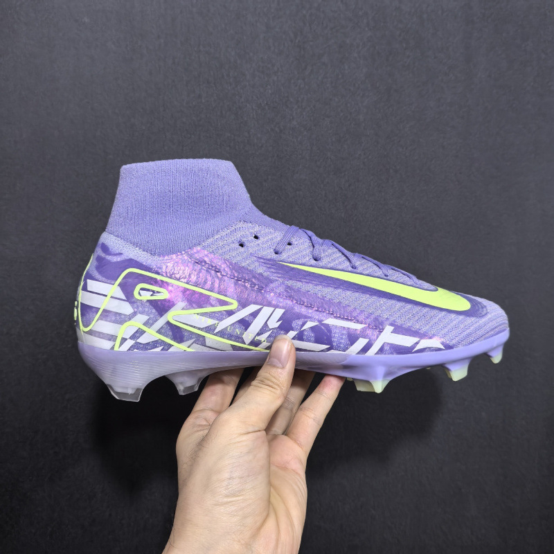 Zapatos de comercio exterior Superfly zapatos de fútbol de combate real para hombres Assassin 16 zapatos deportivos de punto de alta altura zapatos de fútbol de moda FG para mujeres