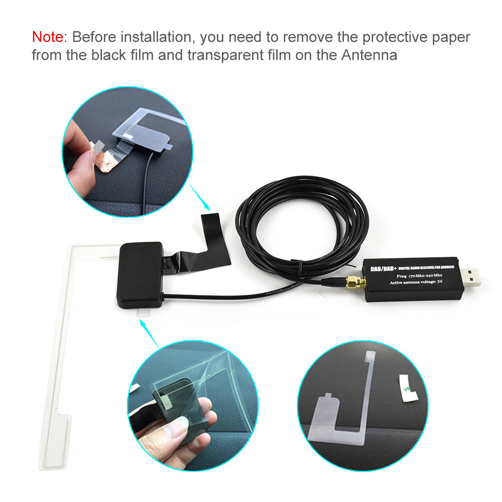 Car Dab+ Radio Android Navigation App Control European Version Portable Radio