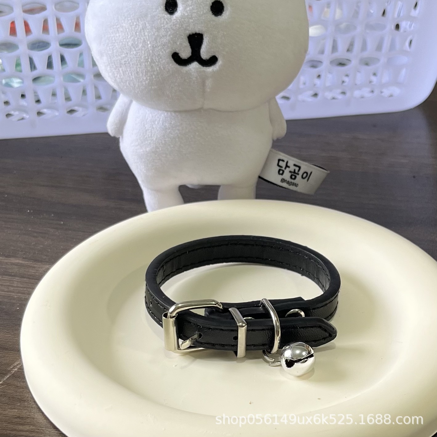 Lindo punk pequeño gato negro muñeca colgante collar de rock guitarra accesorios de peluche regalos de cumpleaños navideños