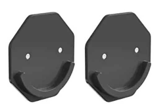 Large rod holder with anti-drop circular rod-shaped curtain and door curtain rod anti-slip adhesive hooks