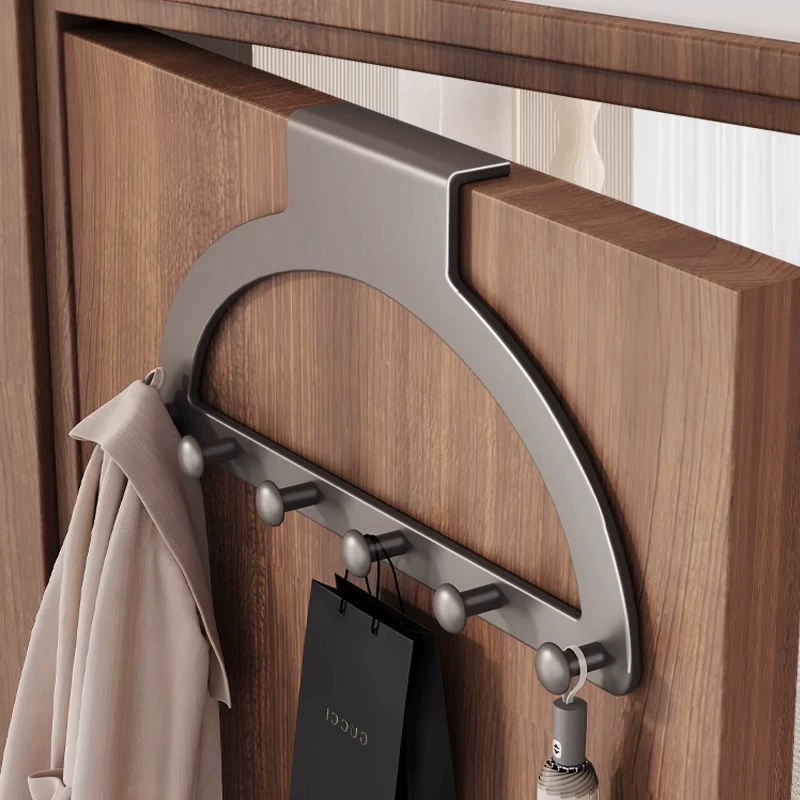 Навесной крючок для одежды, вешалка для двери спальни, органайзер для хранения на задней двери без сверления, крючок для одежды.