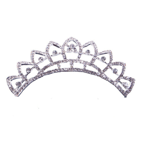 Crown Adult Bride Princess Crown Rhinestone Hair Accessories Hair Comb Wedding Movie Photoshoot Wedding Dress Performance Costume Hair Comb
