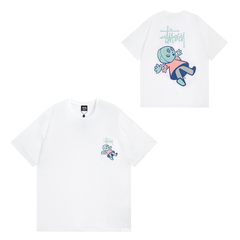 STU 25SS 新品 STU 高品質純綿 男女同型半袖Tシャツ トレンドブランド服|undefined