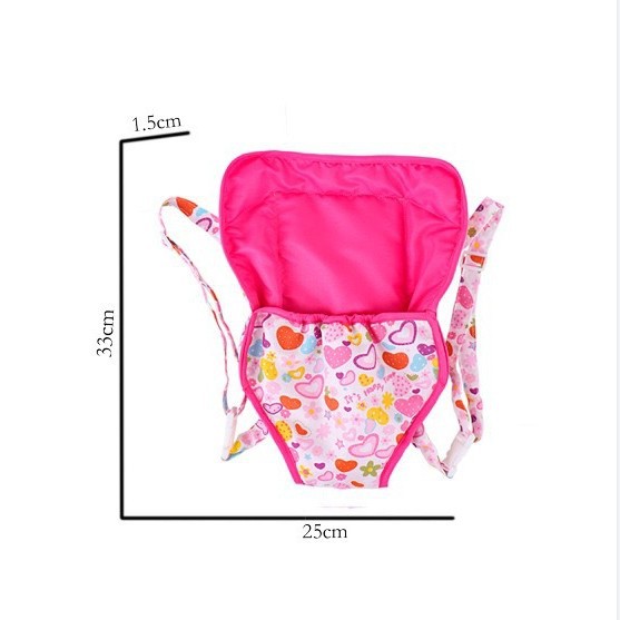 Cross-Border Manufacturer Direct Supply Baby American Girl Doll Backpack Carrier 43cm Babybonx Accessories Children's Bag