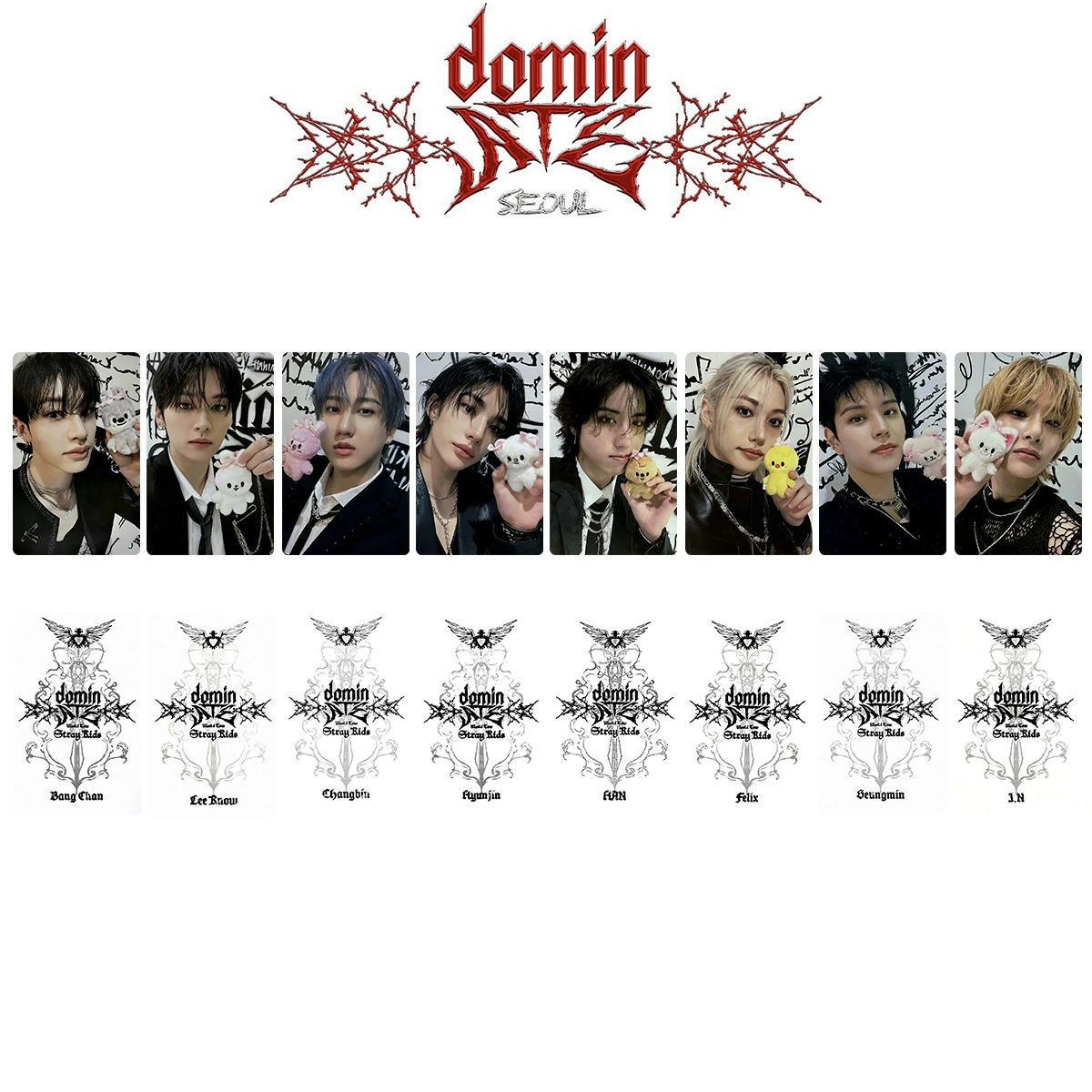 STRAY KIDS组合 DOMINATE STAY ZONE小卡