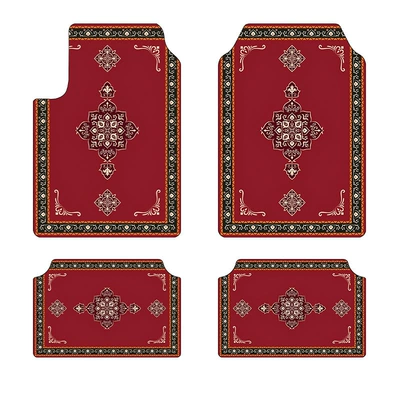 dirt-resistant wear-resistant easy-to-care foot – Avtomobil döşəmə paspasları - cross-border-floor-mats-2-3045cm-two-piece-set-for-rear-seat