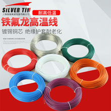 鐵氟龍線耐高溫鍍錫鍍銀電線0.5 1 2 4 8 10平方 高溫線纜af250