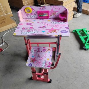 Home Desk, Children's Study Table, Primary School Student Writing Desk, Table and Chair Set, Liftable Desk and Chair, Foreign Trade Wholesale
