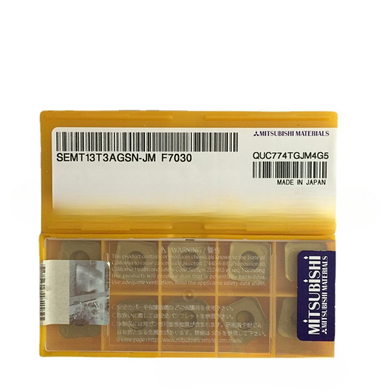 Mitsubishi三菱硬质合金面铣刀片SEMT13T3AGSN-JM F7030数控刀具