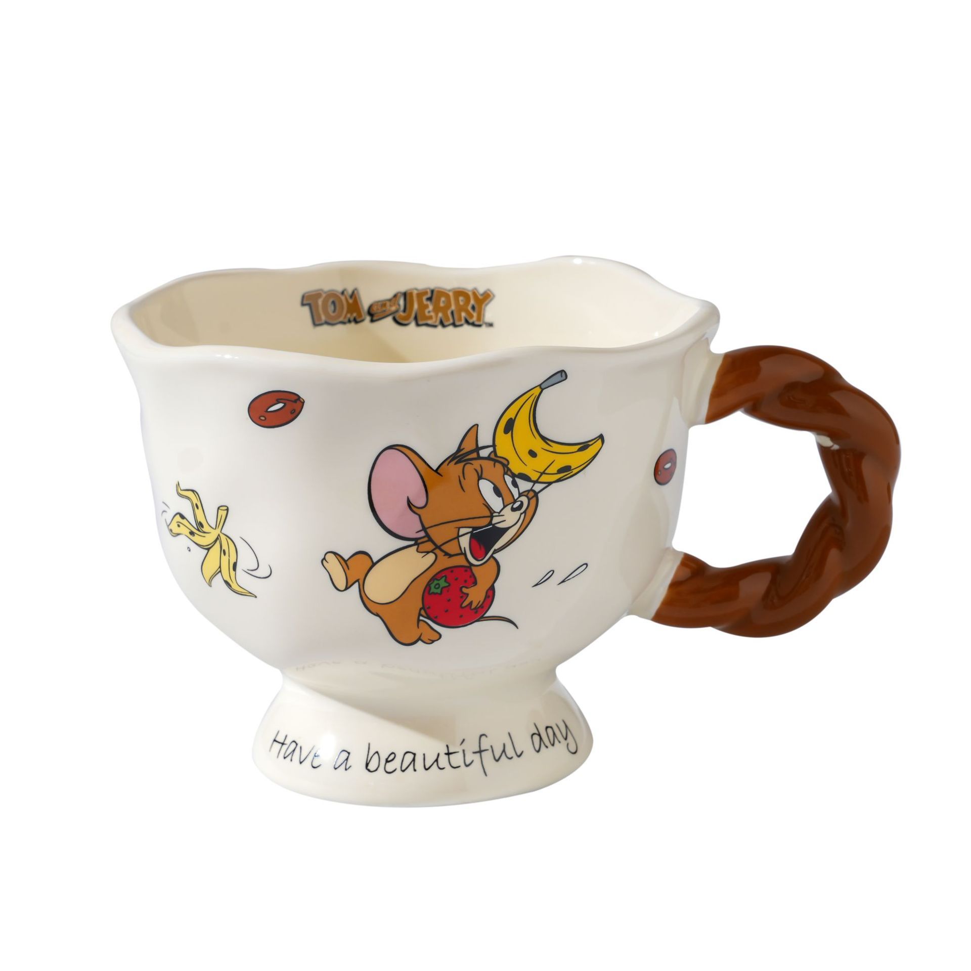 Gato y ratón auténtico licencia copos de marca copos de cerámica copos de agua copos de desayuno casero copos de café regalo