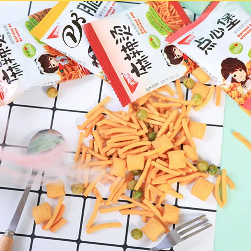 Wuxi Garden PK Хрустящие креветки для просмотра драмы Casual Snacks Детские ностальгические Puffing Snack Foods орехи Французские чипсы оптом бесплатная доставка