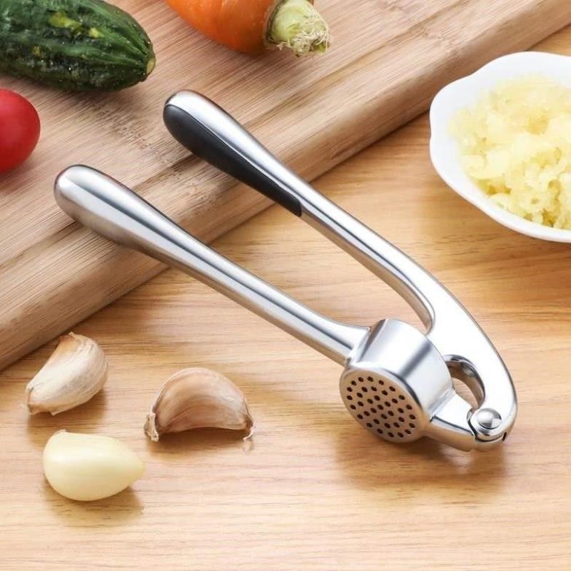 Garlic Press Tool for Home Use, Large Garlic Crusher, Kitchen Supplies, Manual Garlic Masher, Garlic Paste Maker