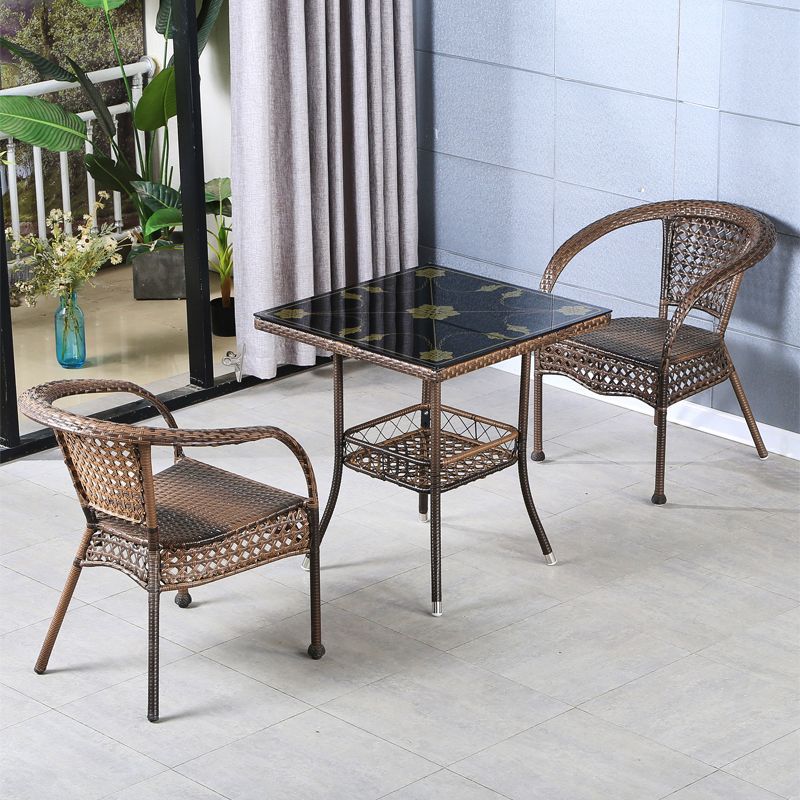 브라운 : C-70 사각 2인용의자 [편안함] 쿠션포함