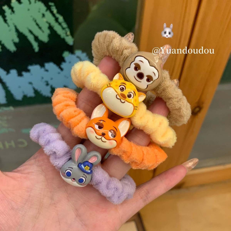 Crazy Girl Cute City Judy Nick Hair Tie Cartoon High Elasticity Sweet Rubber Band Internet Celebrity Best Friend Super Cute Hair Rope Crazy Girl Cute City Judy Nick Hair Tie Cartoon High Elasticity Sweet Rubber Band Internet Celebrity Best Friend Super Cute Hair Rope