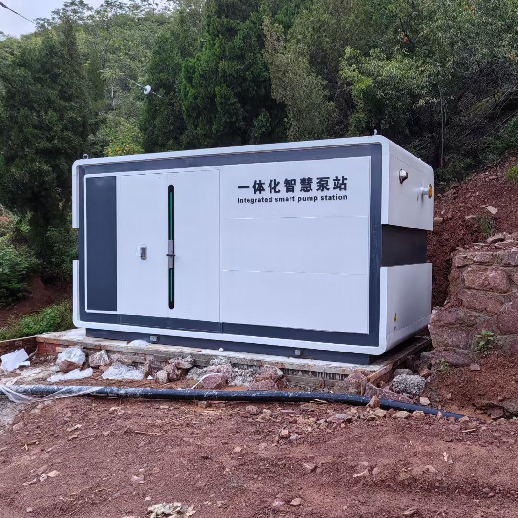 Sala de bombas inteligentes al aire libre Sala de bombas de presurización secundaria al aire libre Monitoreo remoto Sala de bombas inteligentes Sala de contenedores