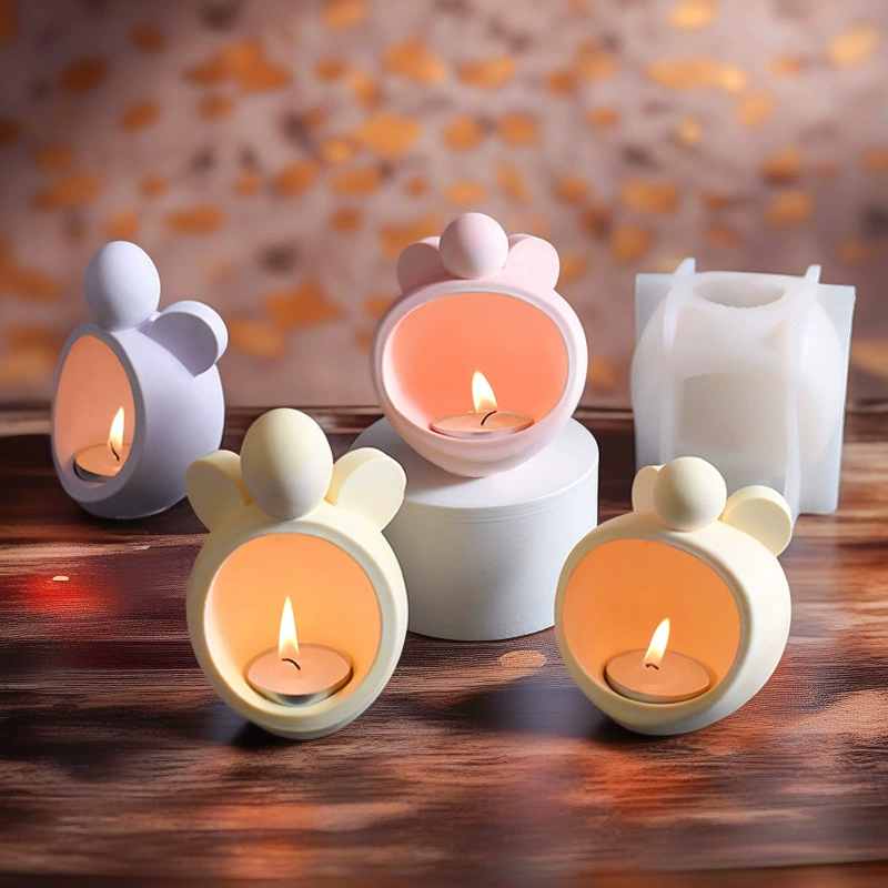 Круглая милая свеча, силиконовая форма, DIY