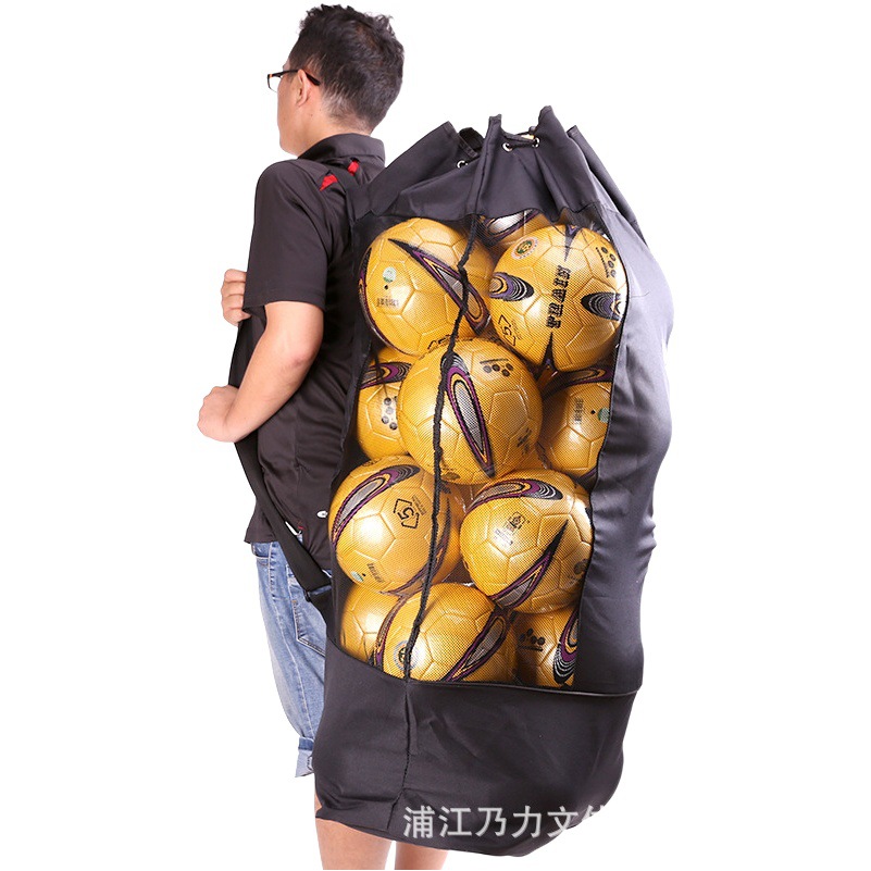 Factory large football bag basketball net bag big net bag football sports bag football storage bag