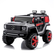 新款跨境儿童电动汽车越野车可坐人遥控车男女宝宝玩具车吉普车