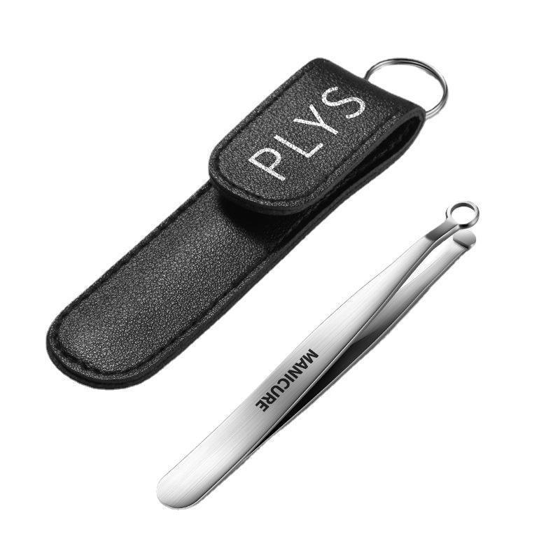 Pequeña generación de cabello manual redondo de acero inoxidable nariz recortador de pelo nasal para hombres regalos tijeras de corte de pelo nasal