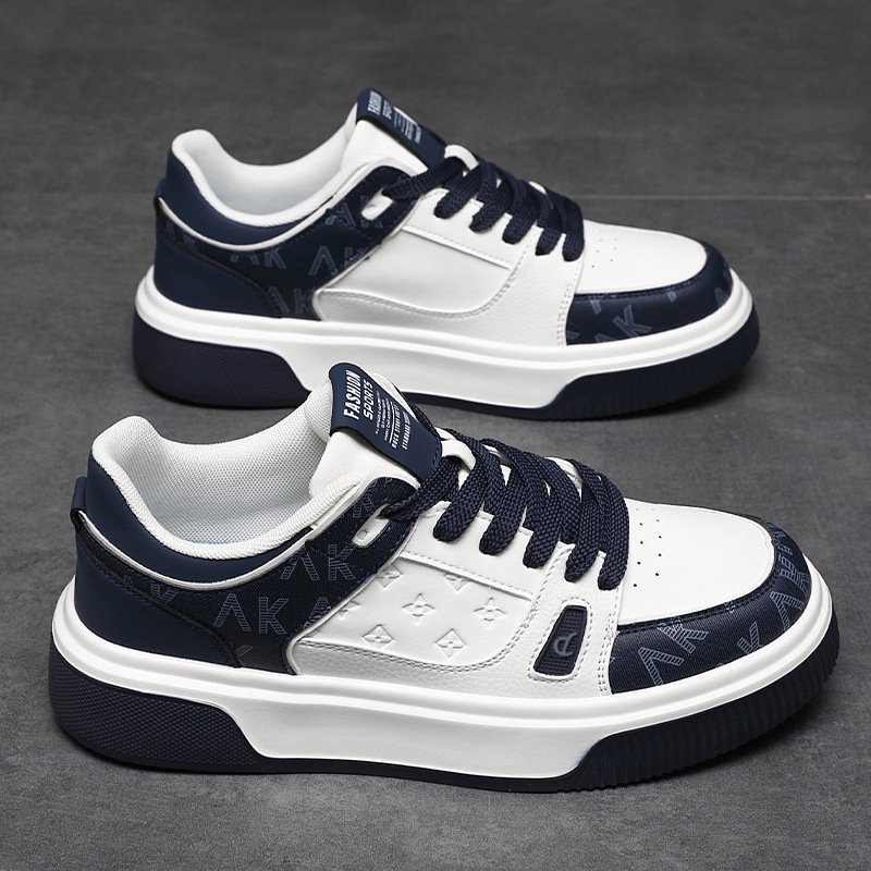 Extra Casual Low-Top Large Size 48 Men's Sneakers, Autumn 2025 White Shoes, Wide Fit Sports Shoes, Sizes 45, 47, 46