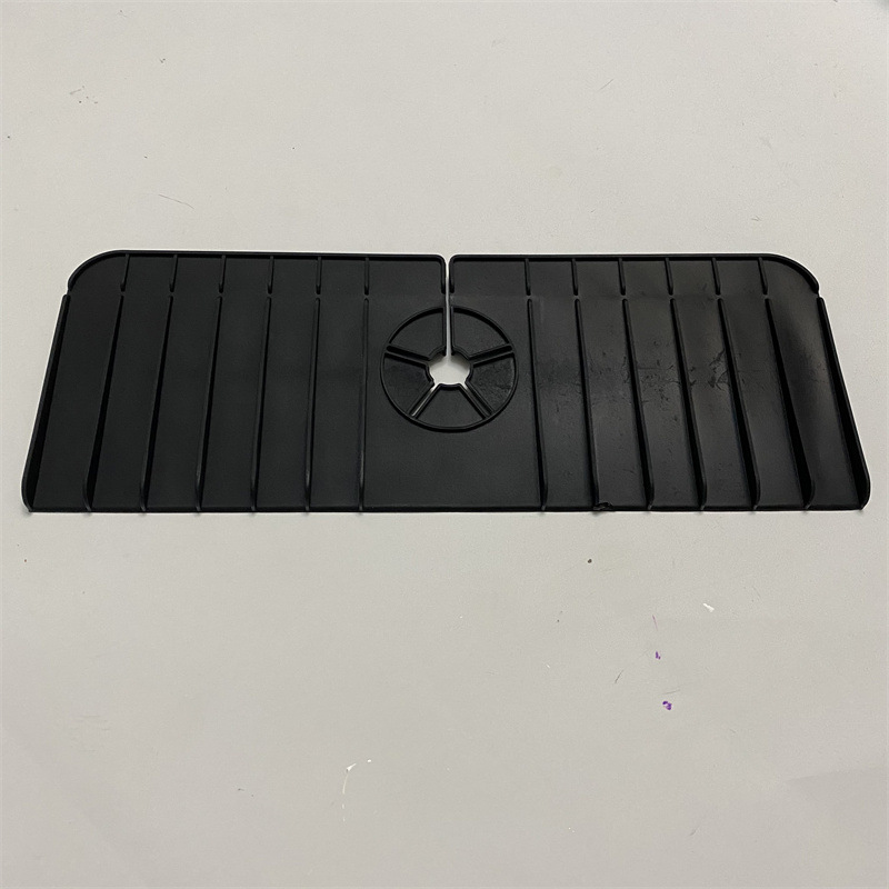 Cruz-frontera caliente silicona drenaje pad cocina impermeable seco drenaje pad almohadilla de silicona a prueba de salpicaduras