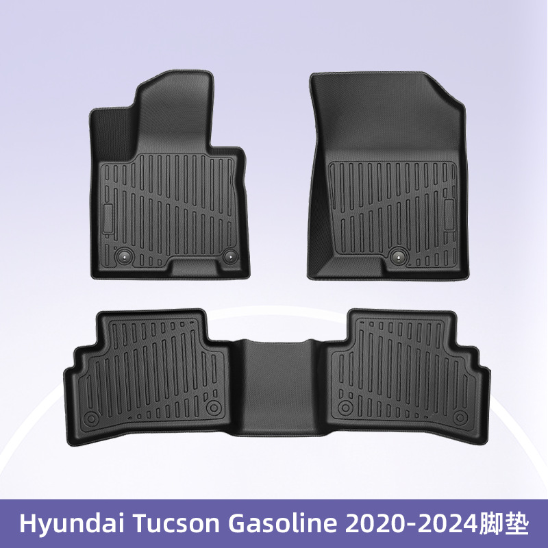 Europa para Hyundai Tucson2020 - 2024 combustible 3D todo el tiempo material TPE almohadilla de pie de automóvil
