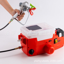 手持喷涂机油漆乳胶漆高压大功率喷枪背包锂电池充电墙面喷漆机