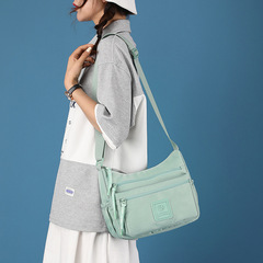 Bobo men's bag waterproof nylon cloth casual bag large capacity multi-layer business wallet women's crossbody shoulder bag