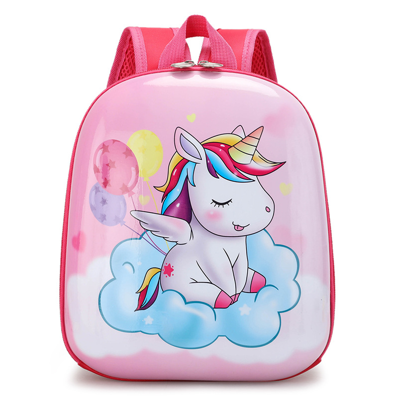 Bolsa de escuela preescolar mochila de jardín de infantes de comercio exterior 2-6 años de edad de clase media y pequeña princesa de dibujos animados Ultraman mochila de cáscara de huevo