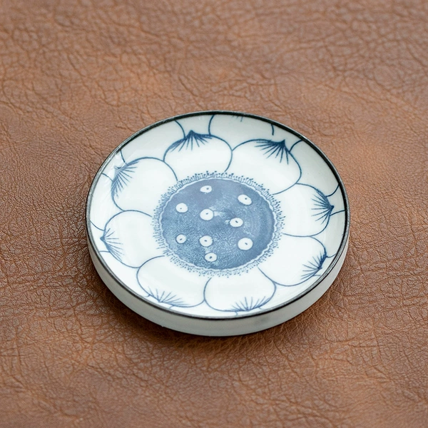 Lotus ceramic coaster