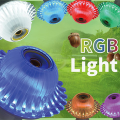 跨境新款LED藍牙音響燈泡E27水晶舞檯燈橡果水晶燈遙控器幻彩燈泡