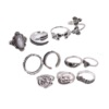 Accessory, trend ring, retro set, suitable for import, European style