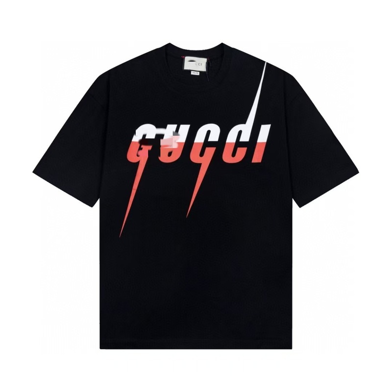 G's ヨーロッパ版半袖夏トレンドブランド古家プリントTシャツレタートップトレンドルーズ半袖TシャツカップルT|undefined