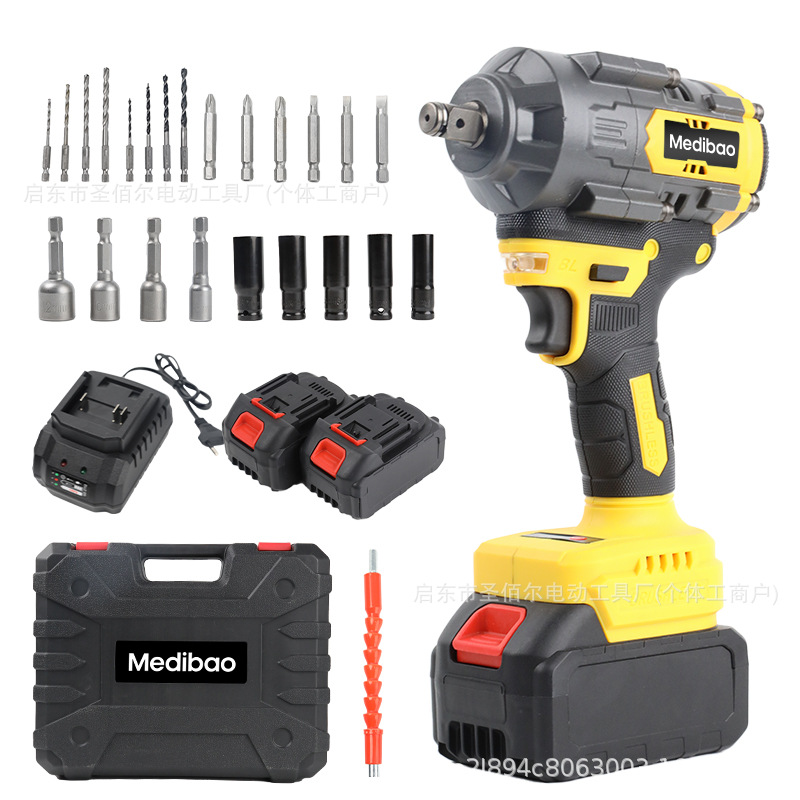 批发多功能大扭力电动扳手 21v多用锂电扳手可充电 电扳手