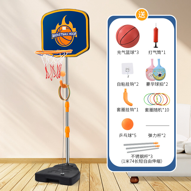 Cesta de lanzamiento de aro de baloncesto para niños de conteo multifuncional Marco de baloncesto ajustable retráctil interior montado en la pared sin perforación