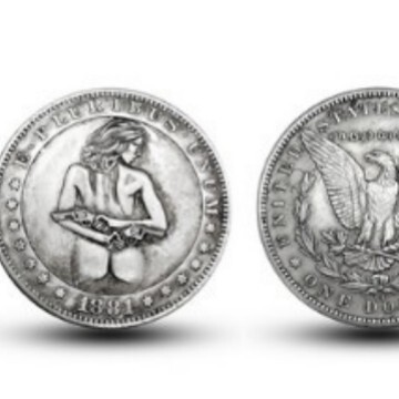 Silver coin silver dollar 1881 beauty United States can blow silver dollar Moore coin Morgan coin factory collection wholesale