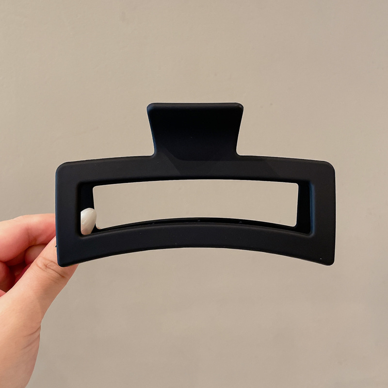 Gran volumen de cabello, horquilla larga, sentido avanzado femenino 2025 nuevo clip de agarre completo, clip de tiburón, tocado, horquilla