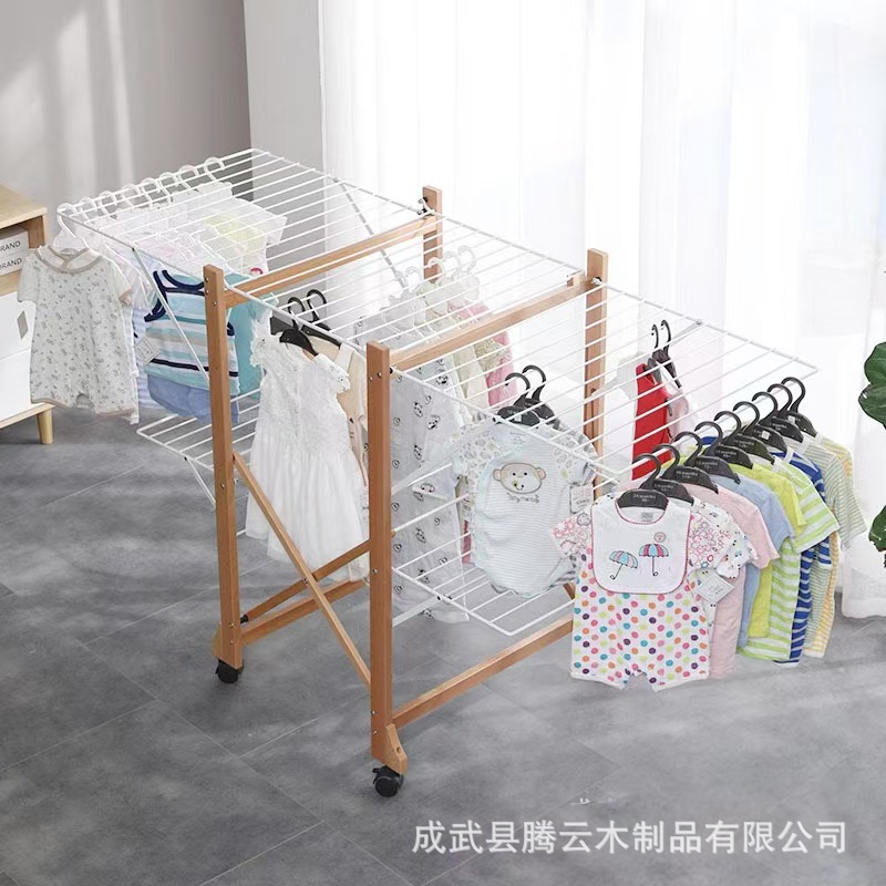 가정용 발코니용 철제 옷걸이, 접이식 다기능 옷걸이, 실내 및 실외 금속 코트 및 모자 보관함