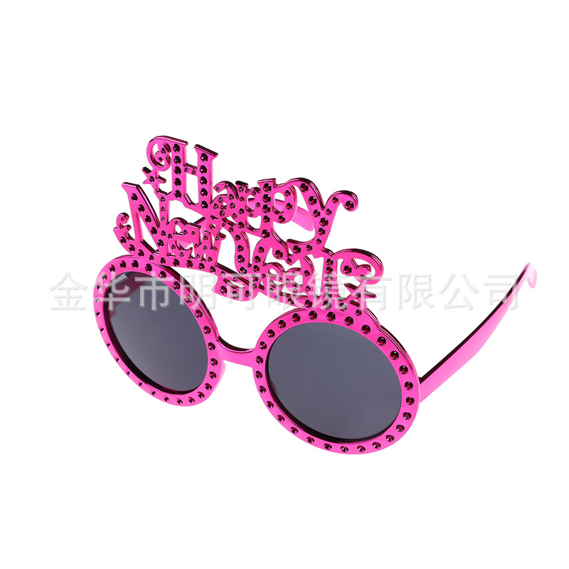 Lentes de Sol Decorativos para Fiesta de Año Nuevo en ABS