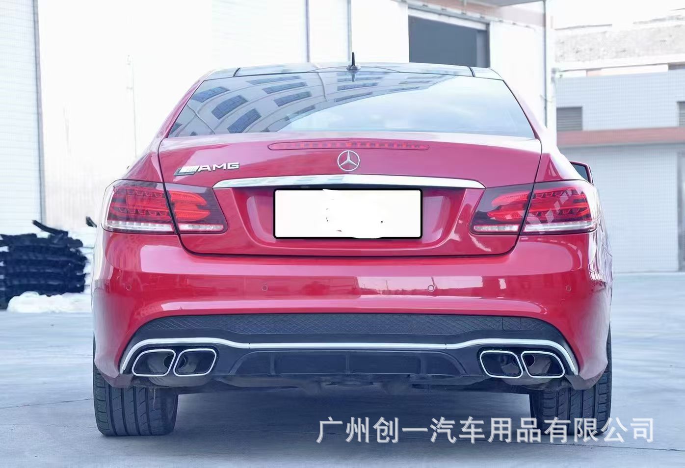 Mercedes-Benz W207 Old Model Modified to New E63 Large Body Kit with Front and Rear Bumpers, Sports Version Modification Kit